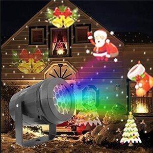 Christmas Projector Lights, Snowflake Projector Rotating Christmas Snowfall